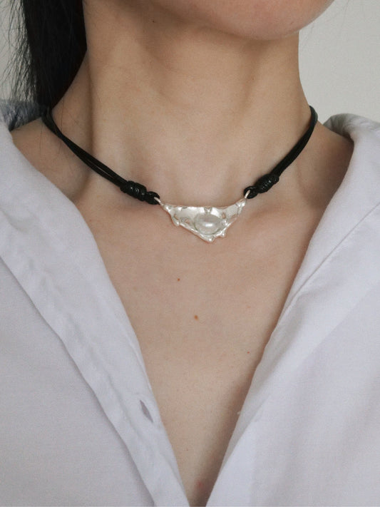 YPS · Molten Pearl Necklace